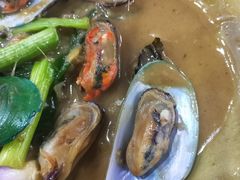 姜葱炒青口-贞姨美食·老字号海鲜大排档