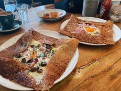 鸡蛋蘑菇熏肉荞麦可丽饼-RAC BAR(安福路店)