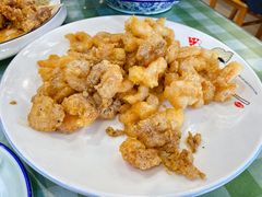 咸蛋黄虾仁-华圆美食-老蓬莱菜(蓬港路店)