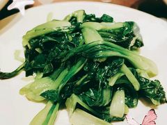 清炒鸡毛菜-上海虹桥宾馆味翠餐厅