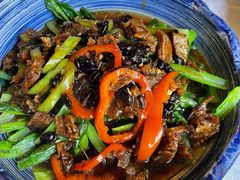 豆豉鲮鱼油麦菜-渔娘渔家丹东海鲜(东直门店)