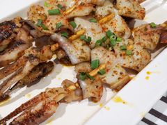 烤鱿鱼-庞家烧烤客栈(炮台山店)