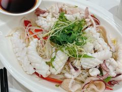 日式豆芽灼鲜鱿-南海迎宾馆·经典南海菜
