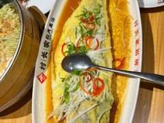 焖鲈鱼-村长家的疙瘩汤·东营菜(东营茶城店)
