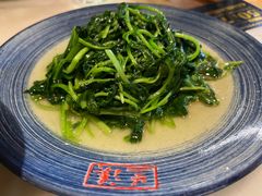 油渣鸡毛菜-兰溪小馆(东直门簋街店)