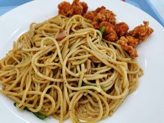 培根鸡米花意面-紫金港餐饮中心-风味餐厅(浙江大学紫金港校区店)