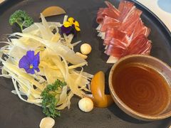三年金钱火腿配大理手撕乳扇-泓0871臻选云南菜·味庄