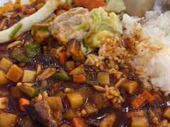 宫保鸡丁盖浇饭-老盛昌(百色店)