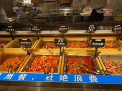 自助取餐区-韩京炭火烤肉自助料理(柯桥万达店)