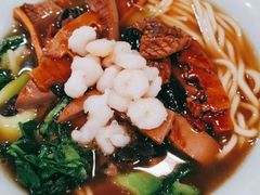 虾爆鳝面-奎元馆.百年奎元.非遗传承(西湖边的解放路店)