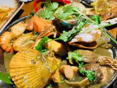 手抓海鲜黄咖喱味-仓库南洋海鲜小排档(柳河路店)