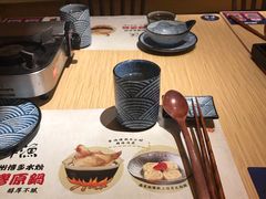 餐具摆设-舞漁日料美人胶原锅(陆家嘴中心店)