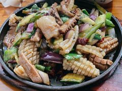 鱿鱼爆腰花铁板-卢庄(江汉路店)