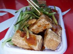 小吃广场的臭豆腐-夫子庙小吃广场(东牌楼店)