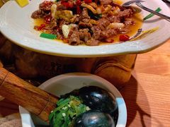 皮蛋青椒擂茄子-炊烟小炒黄牛肉(东庆街店)