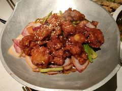 蒜香蜜汁排骨-绿茶餐厅(石家庄万象城店)
