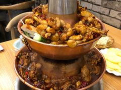 -超越炭火牛蛙火锅鸡(河东店)