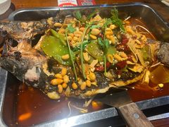 怪味烤清江鱼-新疆烧烤王(广灵店)