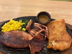 铁板鱿鱼鸡扒-萨莉亚(百信广场店)