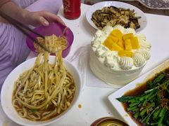 芒果蛋糕-幸福鸟动物奶油生日蛋糕(军校店)