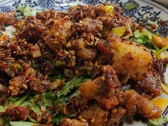 孜然羊肉-北大地皖峰饭馆