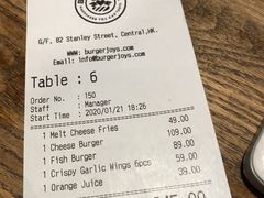 -Burger Joys Central(中环士丹利街店)