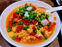 虾仁番茄炒蛋-老头儿油爆虾(胜利河美食街店)