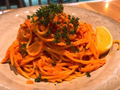 意式细面配烟熏三文鱼-Wagas沃歌斯(大学路店)