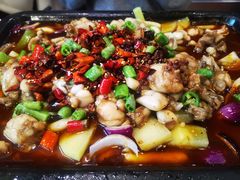 炭烧香辣牛蛙-火龙堂·风味民间菜(文一路店)