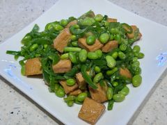 青椒毛豆炒臭干-阿莉餐厅(枣阳路店)