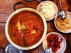 猪颈肉泡菜汤-金北顺大锅家(신사본점)