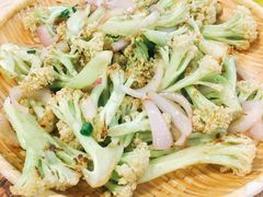 椒盐花菜-岳季煎饺