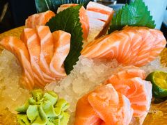 三文鱼刺身-炙柒Sekinana·精致料理 烧鸟·铁板烧(海上世界店)
