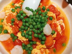 番茄虾仁炒蛋-老头儿油爆虾(金沙印象城店)