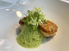 煎扇贝配榛子羊肚菌脆皮-S Kitchen偲厨