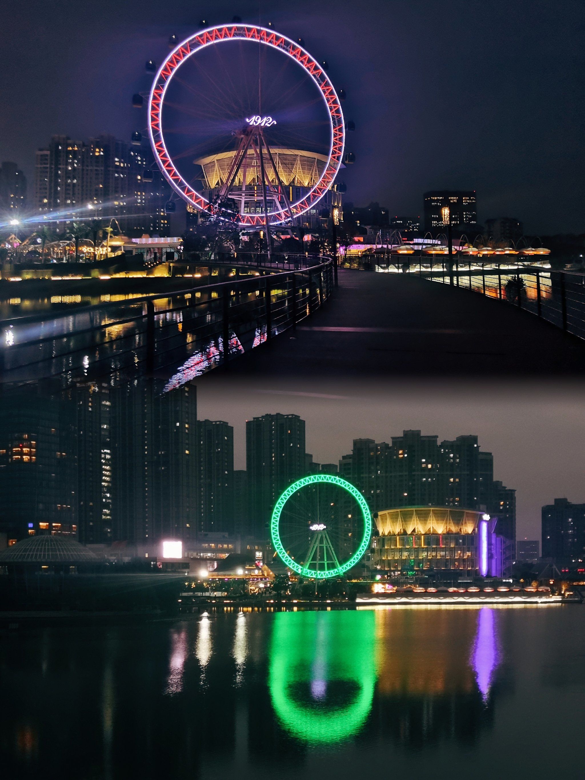 南京夏日夜游地图—百家湖周边夜景!