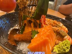 三文鱼刺身-赤坂亭M9和牛烧肉(世博源店)