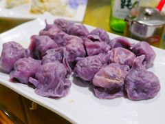 紫甘蓝锅巴馅饺子-宝源饺子(麦子店街店)