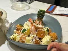 菠萝油条虾-鹿港小镇(滨北店)