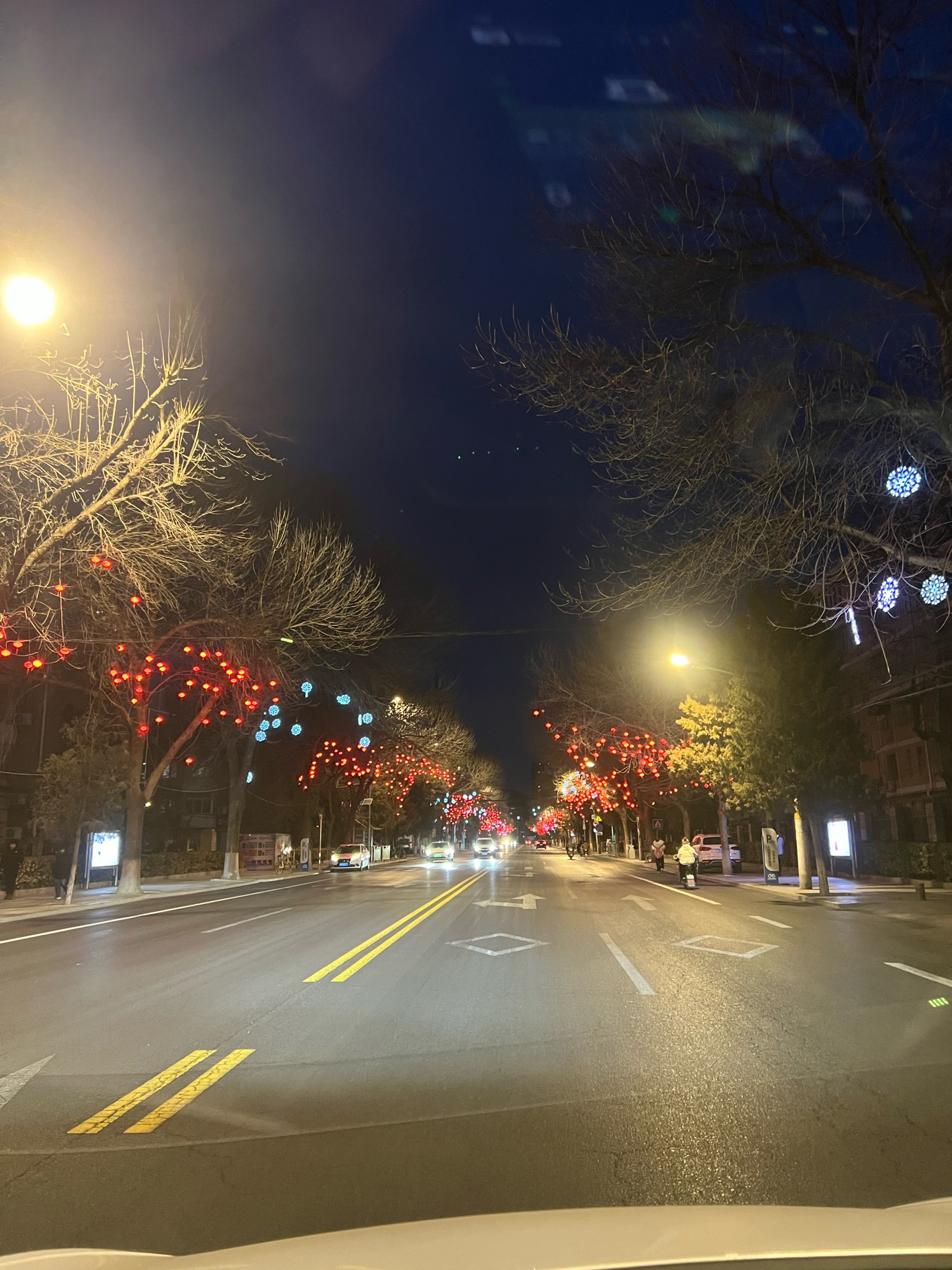 街道夜景图片 安静图片