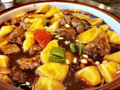 松子牛肉炒年糕-梁溪河畔·吉府花园(南长街南下塘店)