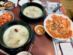 泡菜饼-神仙雪浓汤(明洞店)