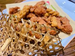 -东来菜馆•手抓海鲜家常菜•海鲜锅贴(鸽子窝店)