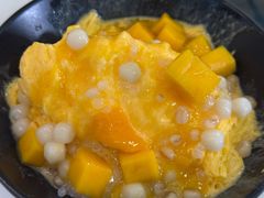 原创杨枝甘露绵绵冰-鞠婆婆•绵绵冰•凉糕•手工冰粉(苏稽一店)