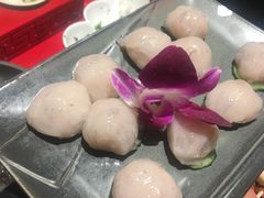 手工虾滑-谭鸭血老火锅(漳州路店)