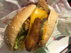脏脏芝士鳕鱼鸡腿堡-肯德基(鲁迅路店)