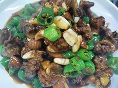 生炒芦花鸡配面-鸭王烤鸭店(三里河店)