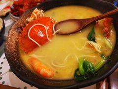 膏蟹汤面-十面欢腾·海鲜面·台式Bistro(长乐路店)