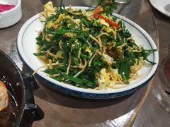 韭菜炒茶撒-印巷里主题餐厅(马鞍山店)