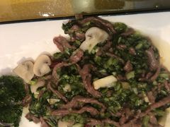 雪里蕻炒羊肉丝-蔡阿水羊肉店